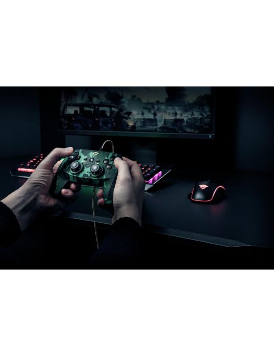 Gamepad trust gxt 540c yula wired gamepad - camo  specifications Trust - 1