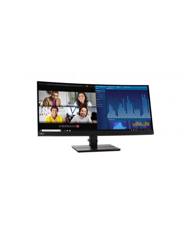 Lenovo ThinkVision P34w-20 86,7 cm (34.1") 3440 x 1440 Pixel Wide Quad HD LED Negru Lenovo - 1