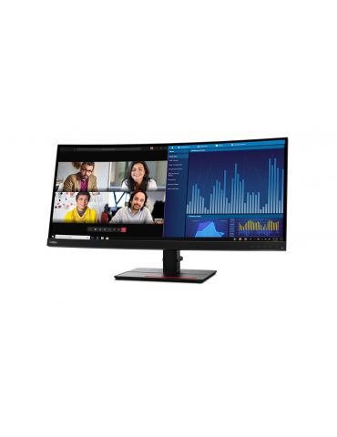 Lenovo ThinkVision P34w-20 86,7 cm (34.1") 3440 x 1440 Pixel Wide Quad HD LED Negru Lenovo - 8