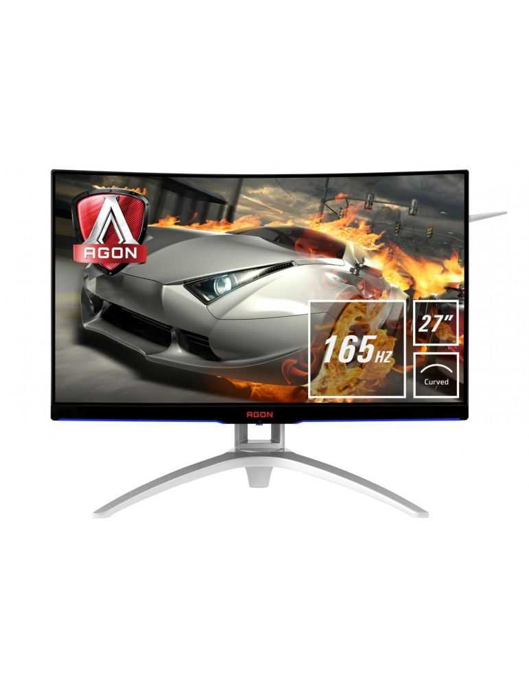 Monitor 27 aoc ag272fcx6 gaming curved 1800r fhd 1920*1080 165