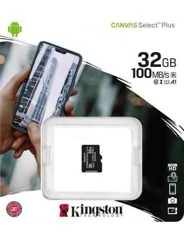 Microsd kingston 32gb canvas select plus clasa 10 uhs-i performance Kingston - 1 - Tik.ro
