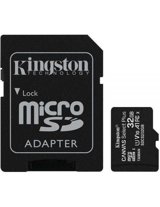 Microsd kingston 32gb canvas select plus multi-pack de 2 si Kingston - 1