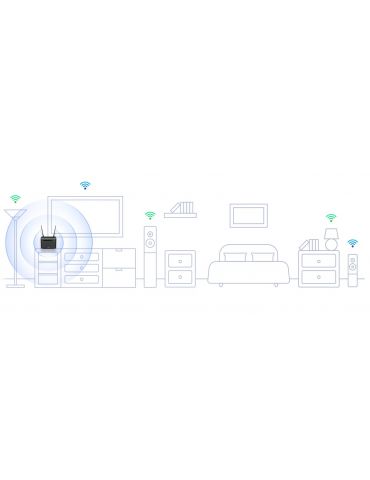 D-Link AC1200 router wireless Gigabit Ethernet Bandă dublă (2.4 GHz/ 5 GHz) 3G 4G Negru D-link - 8
