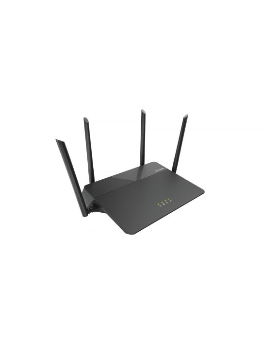 D-Link EXO AC1900 MU-MIMO router wireless Gigabit Ethernet Bandă dublă (2.4 GHz/ 5 GHz) 4G Negru D-link - 2
