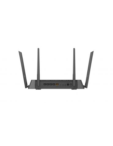 D-Link EXO AC1900 MU-MIMO router wireless Gigabit Ethernet Bandă dublă (2.4 GHz/ 5 GHz) 4G Negru D-link - 4