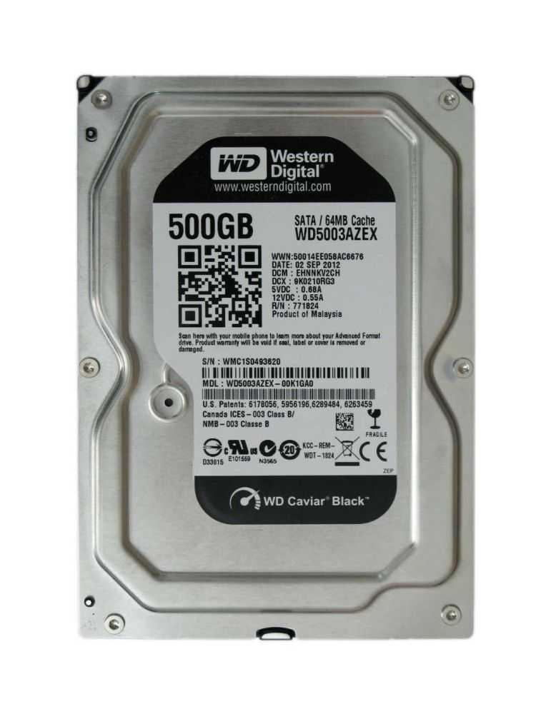 Hard disk WD Black 500GB SATA III 7200RPM 64MB 3.5"
