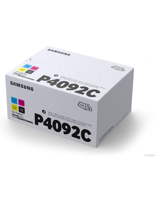 Samsung Pachet cu 4 cartuşe de toner negru/cyan/magenta/galben CLT-P4092C Hp - 2