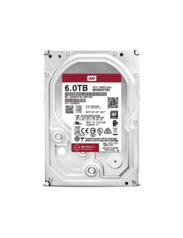Hard disk  WD Red Pro  6TB  SATA III 7200RPM  256MB 3.5" Wd - 1 - Tik.ro