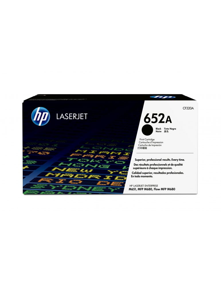 Touch Table Computers Toner HP LaserJet 652A Black