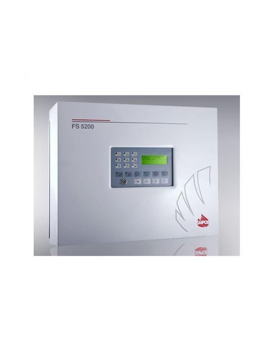 Conventional fire control panel fs5200:- 8 fire lines- 1 monitored Unipos - 1