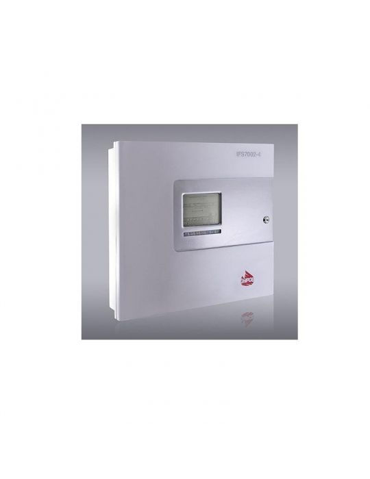 Interactive addressable fire alarm panel ifs7002-4:- four signal loops 500 Unipos - 1