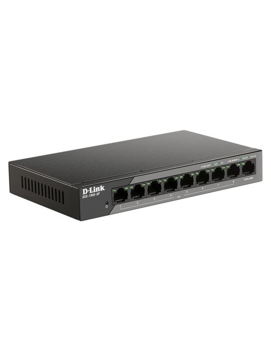 D-Link DSS-100E-9P switch-uri Fara management Fast Ethernet (10/100) Power over Ethernet (PoE) Suport Negru D-link - 2