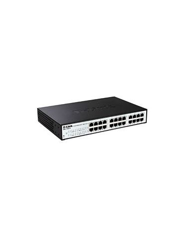 D-Link EasySmart L2 Gigabit Ethernet (10/100/1000) Power over Ethernet (PoE) Suport Negru, Gri D-link - 1 - Tik.ro
