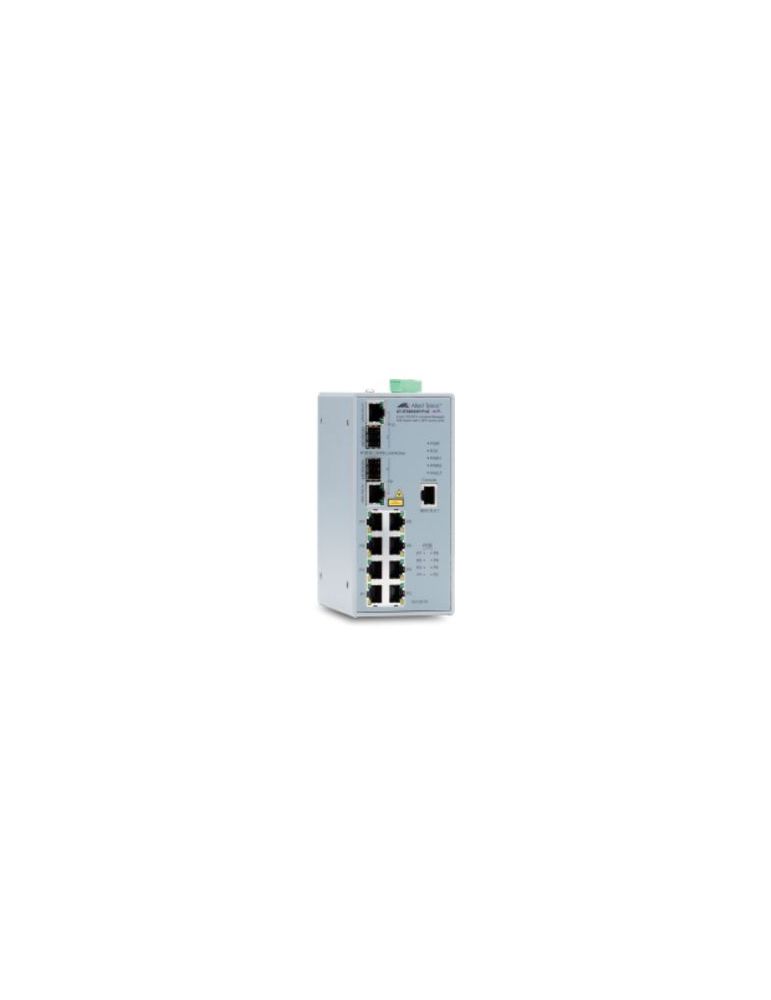 Allied Telesis AT-IFS802SP / POE (W) -80 Gestionate Gigabit Ethernet (10/100/1000) Power over Ethernet (PoE) Suport Gri