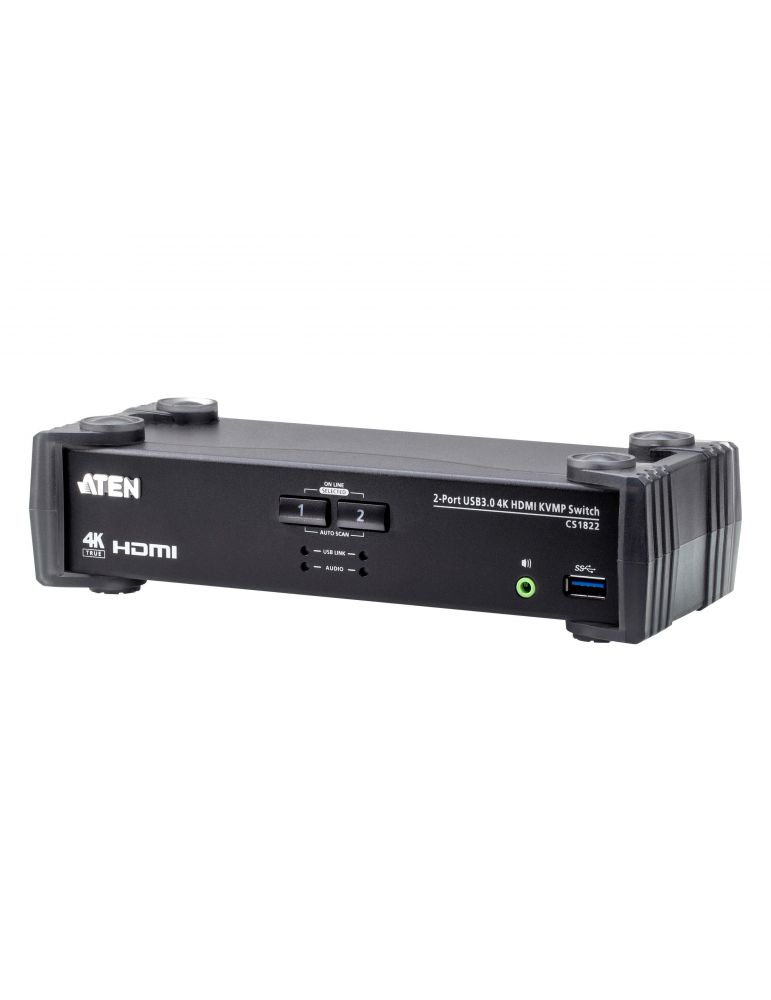 ATEN CS1822-AT-G switch-uri pentru tastatură, mouse și monitor (KVM) Negru
