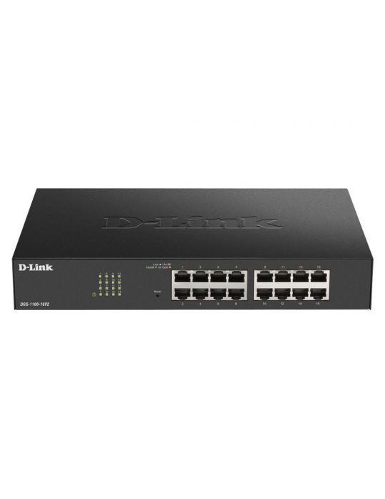 D-Link DGS-1100-16V2 switch-uri Gestionate Gigabit Ethernet (10/100/1000) Negru D-link - 1