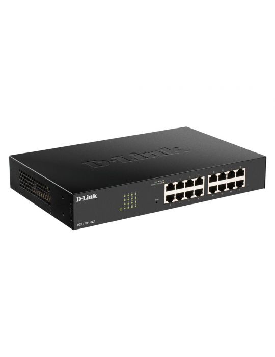 D-Link DGS-1100-16V2 switch-uri Gestionate Gigabit Ethernet (10/100/1000) Negru D-link - 2