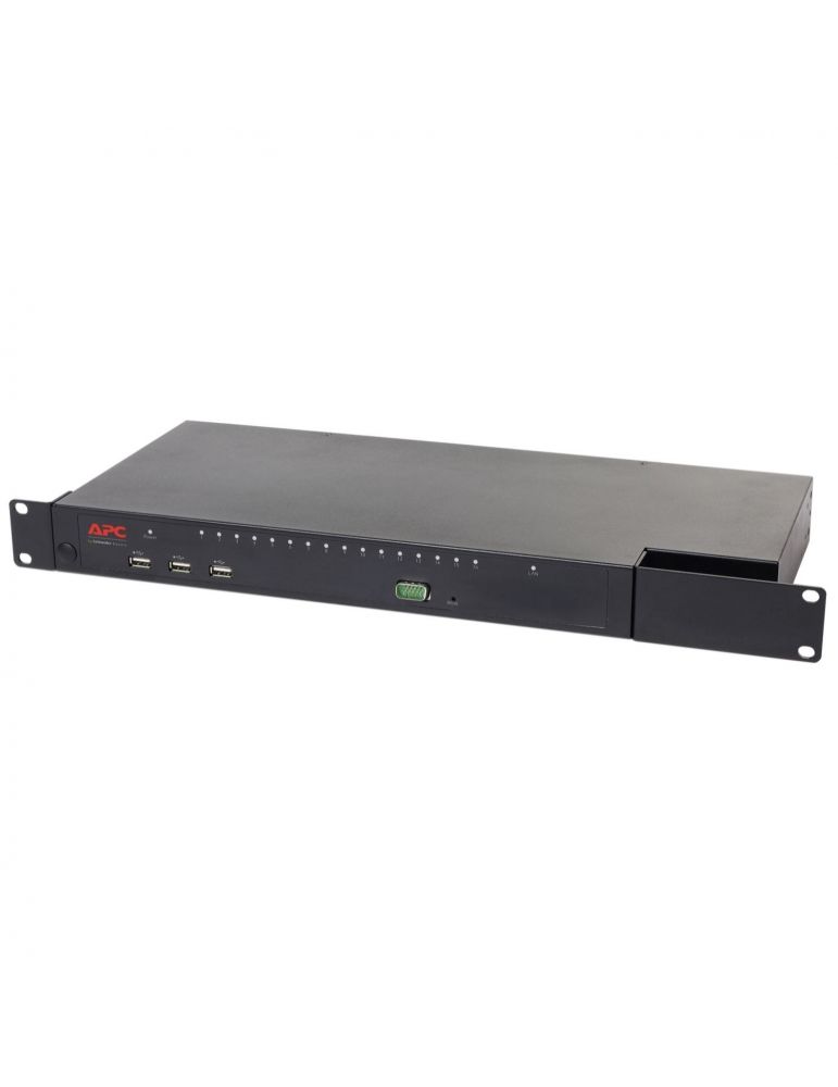 APC KVM1116R switch-uri pentru tastatură, mouse și monitor (KVM) Raft pentru montat echipamente Negru