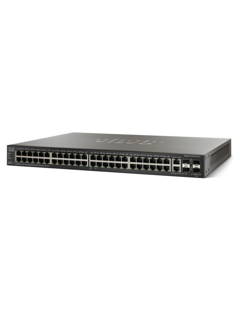 Cisco SG500-52 Gestionate L3 Gigabit Ethernet (10/100/1000) Negru
