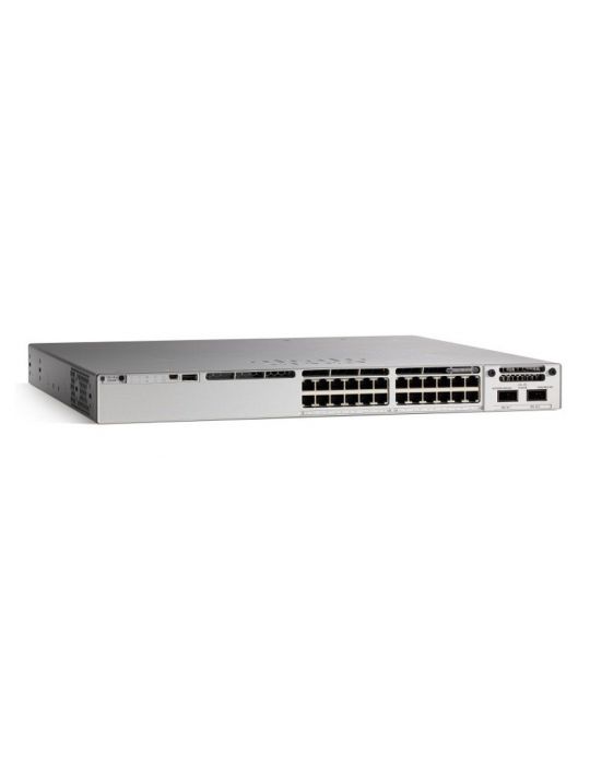 Cisco Catalyst C9300-24T-A switch-uri Gestionate L2/L3 Gigabit Ethernet (10/100/1000) Power over Ethernet (PoE) Suport 1U Gri Ci