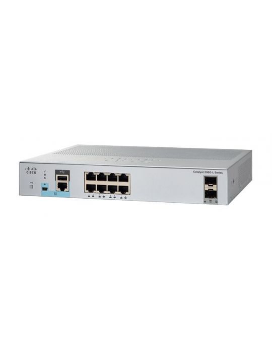 Cisco WS-C2960L-8TS-LL switch-uri Gestionate L2 Gigabit Ethernet (10/100/1000) 1U Gri Cisco - 1