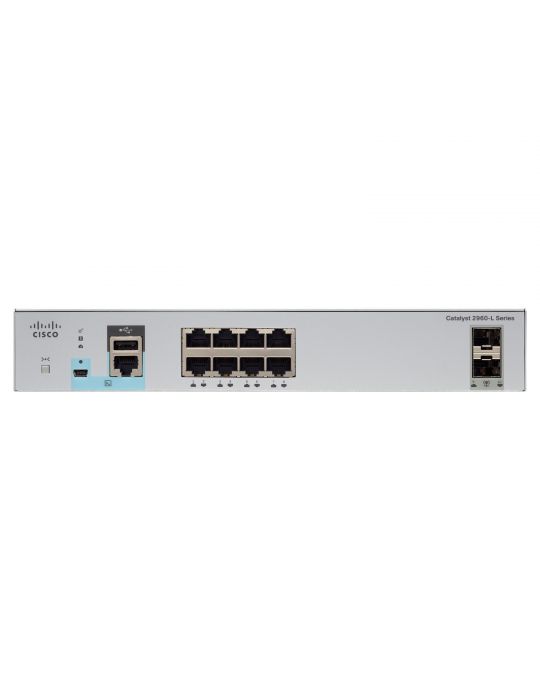 Cisco WS-C2960L-8TS-LL switch-uri Gestionate L2 Gigabit Ethernet (10/100/1000) 1U Gri Cisco - 2