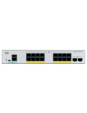 Cisco Catalyst C1000-16T-2G-L switch-uri Gestionate L2 Gigabit Ethernet (10/100/1000) Gri Cisco - 1 - Tik.ro