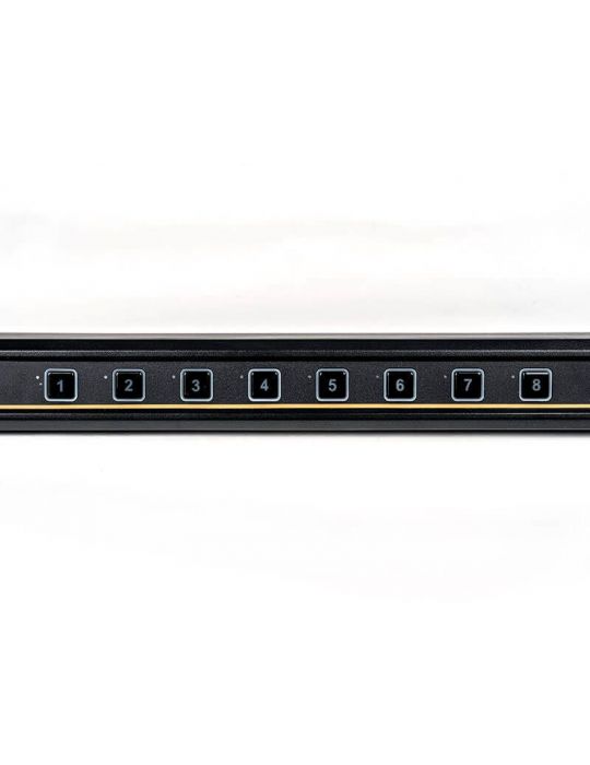 Vertiv Cybex SC 885DP switch-uri pentru tastatură, mouse și monitor (KVM) Raft pentru montat echipamente Negru Vertiv - 4