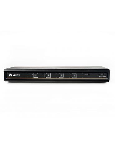 Vertiv Avocent SC845-202 switch-uri pentru tastatură, mouse și monitor (KVM) Raft pentru montat echipamente Negru Vertiv - 1 - Tik.ro