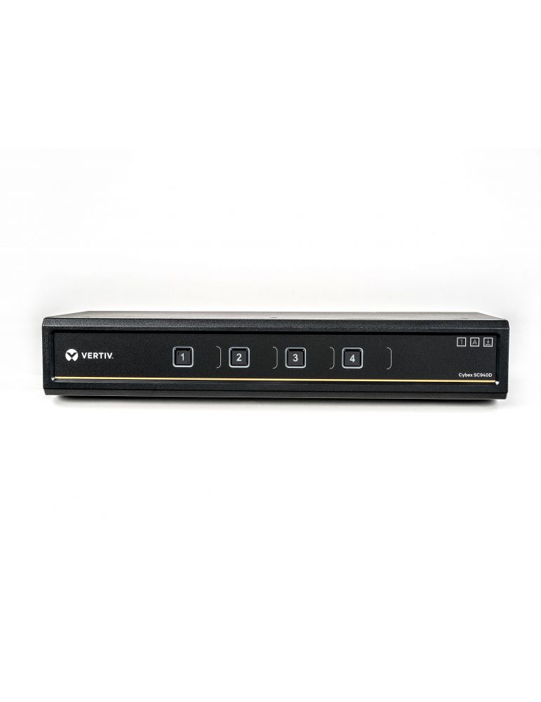 Vertiv Avocent SC940D-202 switch-uri pentru tastatură, mouse și monitor (KVM) Raft pentru montat echipamente Negru