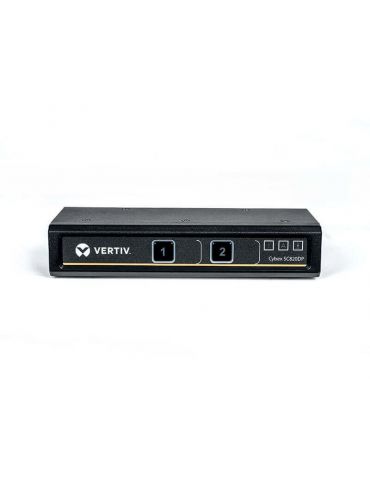 Vertiv Cybex SC820DP switch-uri pentru tastatură, mouse și monitor (KVM) Negru Vertiv - 2