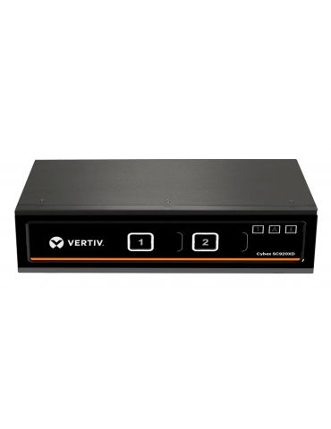 Vertiv Cybex SC 920XP switch-uri pentru tastatură, mouse și monitor (KVM) Negru Vertiv - 1 - Tik.ro