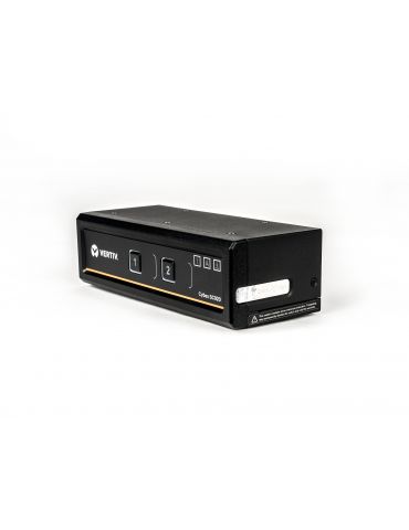 Vertiv Avocent SC920-202 switch-uri pentru tastatură, mouse și monitor (KVM) Raft pentru montat echipamente Negru Vertiv - 1 - Tik.ro