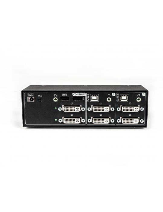 Vertiv Avocent SC920-202 switch-uri pentru tastatură, mouse și monitor (KVM) Raft pentru montat echipamente Negru Vertiv - 3