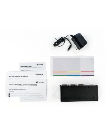 Vertiv Avocent SC920XD-202 switch-uri pentru tastatură, mouse și monitor (KVM) Raft pentru montat echipamente Negru Vertiv - 2