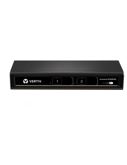 Vertiv Avocent SVKM120-202 switch-uri pentru tastatură, mouse și monitor (KVM) Negru Vertiv - 1