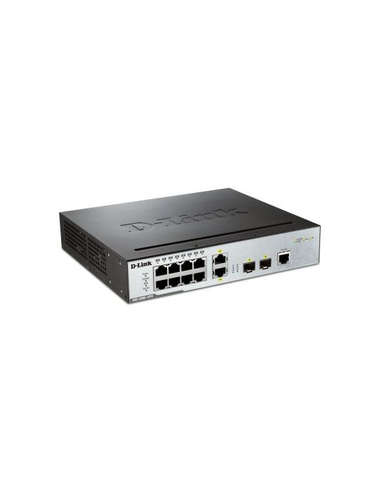 D-Link DGS-3000-10TC switch-uri L2 Gigabit Ethernet (10/100/1000) Power over Ethernet (PoE) Suport Negru D-link - 1