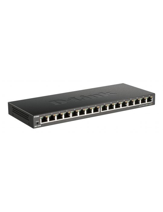 D-Link DGS-1016S switch-uri Fara management Gigabit Ethernet (10/100/1000) Negru D-link - 1