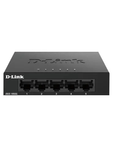 D-Link DGS-105GL switch-uri Fara management Gigabit Ethernet (10/100/1000) Negru D-link - 1 - Tik.ro