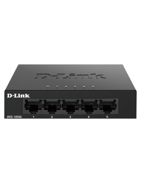D-Link DGS-105GL switch-uri Fara management Gigabit Ethernet (10/100/1000) Negru D-link - 1