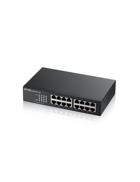 Zyxel GS1100-16 Fara management Gigabit Ethernet (10/100/1000) Negru Zyxel - 1