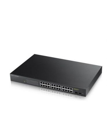 Zyxel GS1900-24HP Gestionate Gigabit Ethernet (10/100/1000) 1U Negru Zyxel - 4