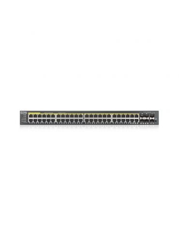 Zyxel GS2220-50HP-EU0101F switch-uri Gestionate L2 Gigabit Ethernet (10/100/1000) Power over Ethernet (PoE) Suport Negru Zyxel -