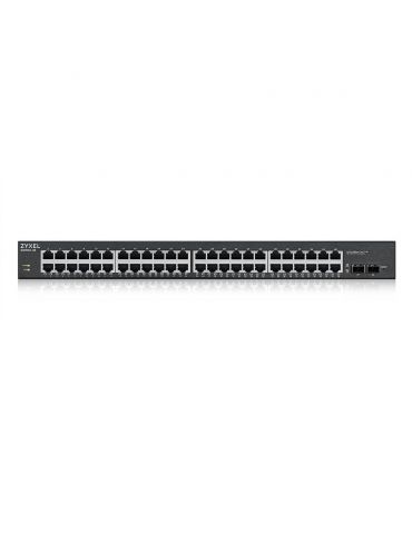 Zyxel GS1900-48HPv2 Gestionate L2 Gigabit Ethernet (10/100/1000) Power over Ethernet (PoE) Suport Negru Zyxel - 1 - Tik.ro