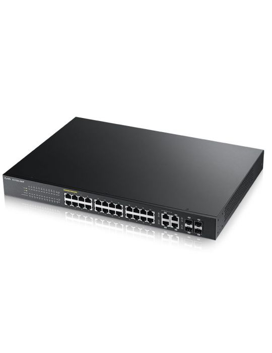 Zyxel GS1920-24HP Gestionate L2 Gigabit Ethernet (10/100/1000) Power over Ethernet (PoE) Suport Negru Zyxel - 1