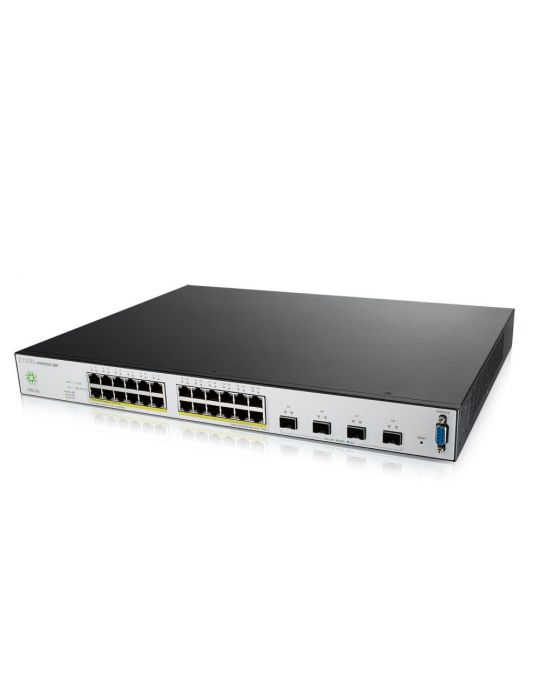 Zyxel NSW200-28P Gestionate L2 Gigabit Ethernet (10/100/1000) Power over Ethernet (PoE) Suport Negru, Gri Zyxel - 1