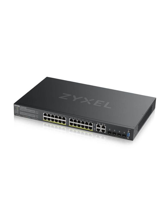 Zyxel GS2220-28HP-EU0101F switch-uri Gestionate L2 Gigabit Ethernet (10/100/1000) Power over Ethernet (PoE) Suport Negru Zyxel -