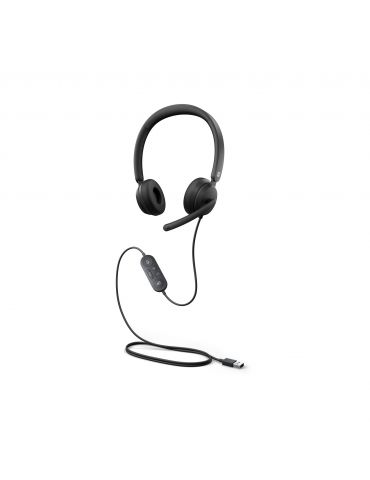 Microsoft Modern USB Headset Căști Prin cablu Bandă de fixare pe cap Birou/Call center USB Tip-A Negru Microsoft - 2