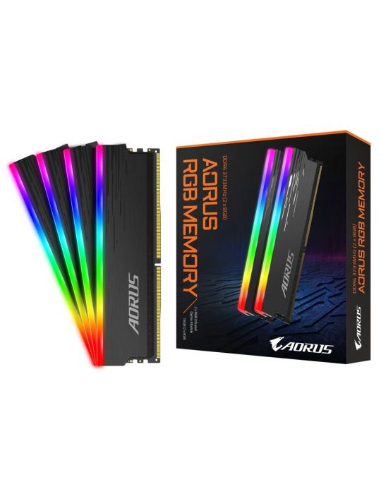 Memorie RAM  GIGABYTE AORUS RGB 16GB  DDR4  3733MHz Gigabyte - 5
