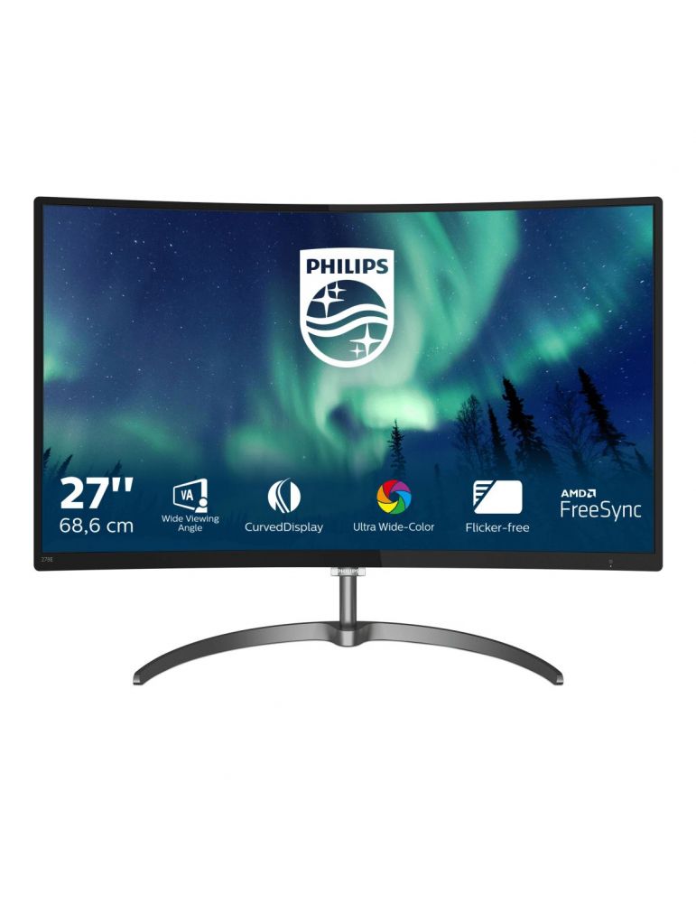 Philips E Line Monitor LCD curbat cu Ultra Wide-Color 278E8QJAB/00
